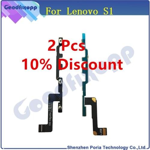 Original For Lenovo S1 Power On Off Volume Button Up Down Key Flex Cable Ribbon Replacement Parts For Lenovo S1 Cable