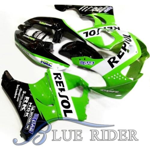 Motorcycle Full Fairing Parts For HONDA CBR900RR 919 Body Repair Sport Fairings Kit CBR919 98 99 CBR900 1998 1999 Green Black