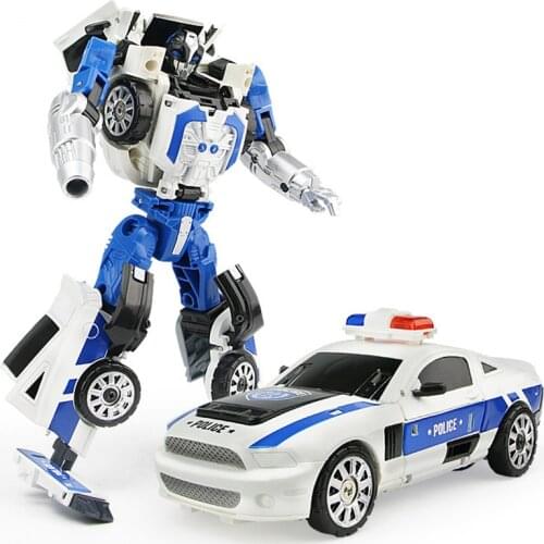 5 IN 1 Transformation Robot Toy boy City Secure Team Car Ship Helicopter Motorcycle aircraft Model ABS + Alloy Children Toy Gift