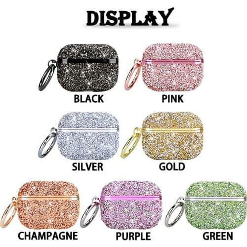 Luxury Earphone Cases Apple AirPods Pro 2 1 Cute Case For AirPod Glitter Diamond Protective Cover Flash Wireless Bluetooth Case