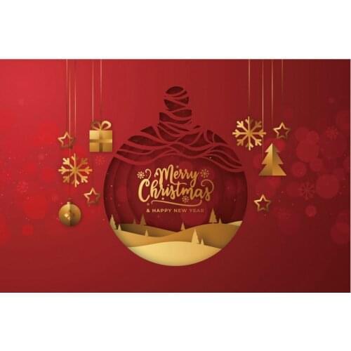 Xmas Red Decor Backdrop Photography Background Birthday Holiday Christmas Party Decor New Year Photo Studio Props Photo Booth