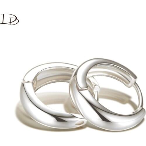 DODO Vintage Punk Smooth Surface Unisex Women Men Earrings Silver/Gold Color Brincos Environmental Copper Kpop Jewelry E152