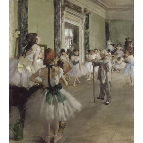 Modern famous oil painting The Ballet Class on canvas reproduction oil painting for hpmr wallpaper