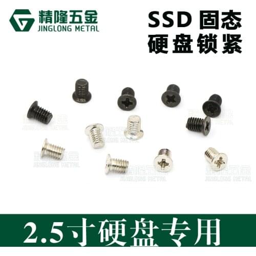 100PCS KM3*4/4.8/6 Flat Head Phillips Screws Desktop Laptop Notebook Screws Set Kit for Computer Small Screw PC Screw