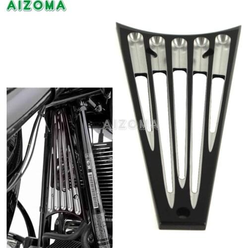 Motorcycles CNC Billet Radiator Cover Frame Grille Guard For Harley Touring FLHT FLHR FLTR FLHX 2009-2013 Road King Street Glide
