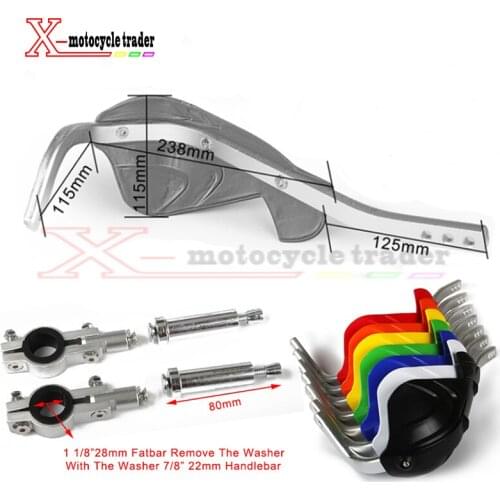 Motorcycle HandGuards Hand Guards Brush Bar For Dirt Bike Motocross Enduro Supermoto Racing ATV Quad CRF YZF KTM KXF RMZ KLX