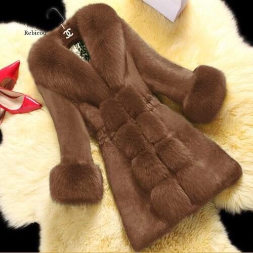 Women Teddy Coat Wool Fur Furautumn Winter Plush Turndown Collar Button Jacket Thicken Wool Blend Warm Kawaii Outwear Fashio