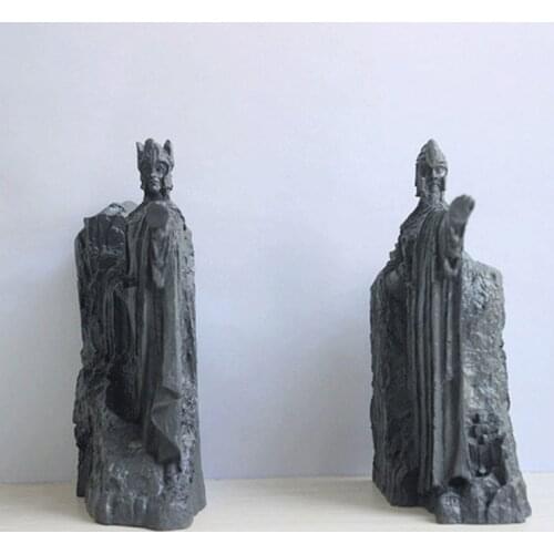 1 Pair Resin Book Ends Art Sculptures Retro Bookends for Book Shelves Book Ends for Home Office Book Shelf Holder