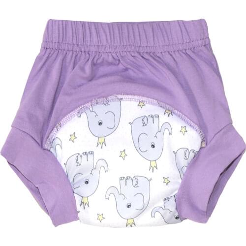 10pcs/Lot 92% Cotton 8% Spandex Training Pants for Baby,Waterproof PUL and 2 layers Microfiber in the Middle