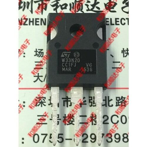 10pcs/lot W33N20 STW33N20 New stock TO-247 200V 33A