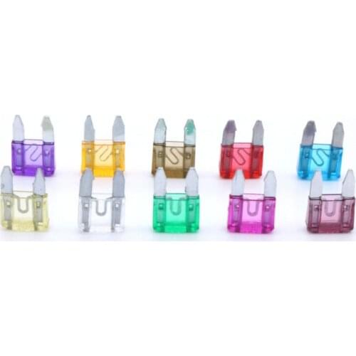 100pcs Car Boat Motorcycle Mini Blade Fuses Kit With Fuse Puller