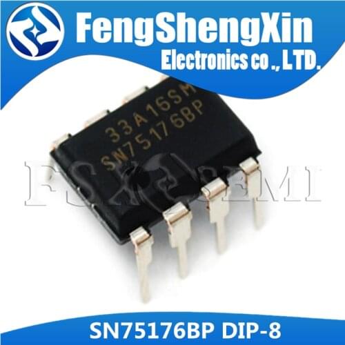 100PCS SN75176BP DIP8 SN75176 DIP 75176 Bus transceiver IC