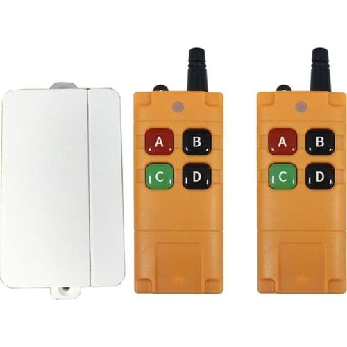 2000m AC 85V 220V 250V 4CH Wireless Remote Control LED Light Switch Relay Output Radio RF Transmitter And 433 MHz Receiver