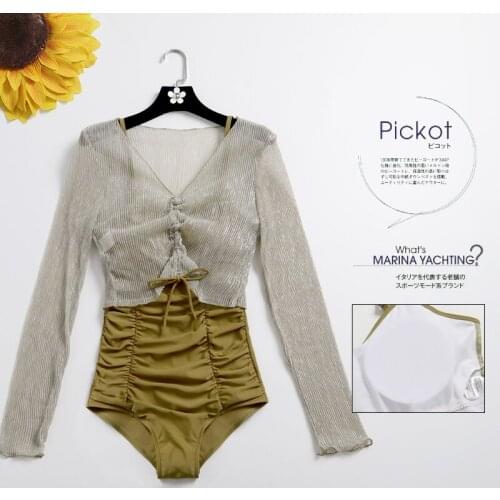 2021 Women Solid One Piece Swimwear Bandage Bathing Suit Beachwear with Top Summer Sexy Monokini Swimsuit Female Swimming Suits