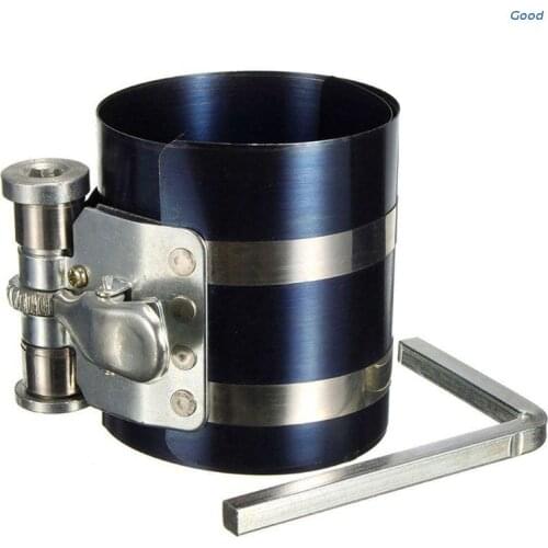 3" Car Engine Piston Ring Compressor Tool Installer Band Ratcheting 53-125mm