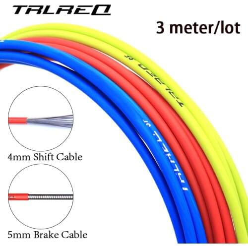 3 Meter Bike Bicycle Brake/Shift Cable Housing For 4mm/5mm MTB Road Bike Derailleur Brake Cable Line Pipe Cycling Accessories