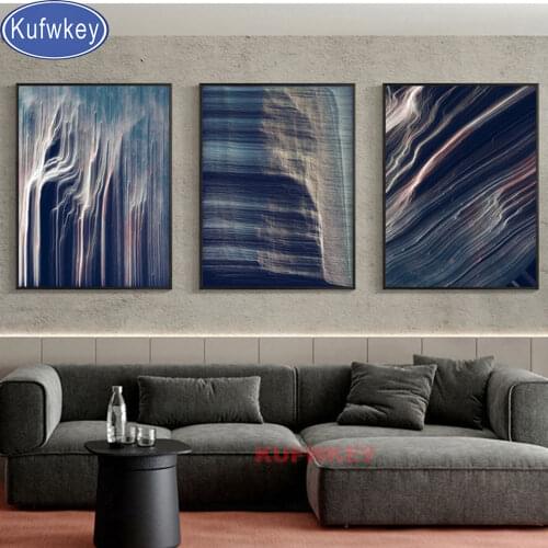 3 Pieces Diamond embroidery Abstract Line Rock Texture Wall Art full round square Diamond painting mosaic puzzle home art