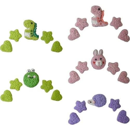 5 Pcs DIY Handmade Baby Wool Felt Ornaments Home Party Decorations Newborn Photography Props Infant Photo Shooting