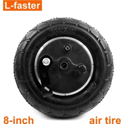 8 Inch Wheel With Drum Brake 8" Pneumatic Wheel With Expansion Brake Electric Scooter Brake Aluminium Wheel 200x50 Wheel Brake