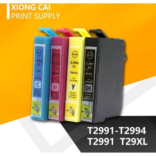 8pcs Ink cartridge with chip Full ink T29XL T2991-T2994 T2991 Compatible for Epson XP235 XP-332 Ink Cartridge inkjet printer