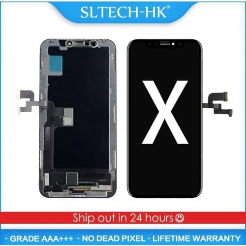 AAA+++ For iPhone X XR XS MAX OLED With Touch Digitizer Assembly No Dead Pixel LCD Screen Replacement Display Guarantee