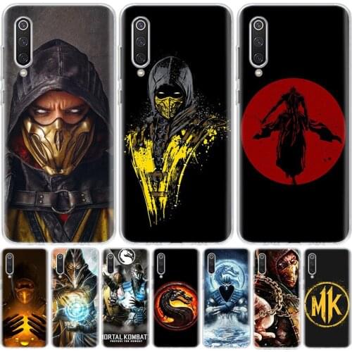 Hot Mortal Kombat Phone Case For Xiaomi Mi 11 9 8 A3 A2 A1 CC9 E 9T 10T Note 10 Lite F2 Pro F3 X3 6X 5X F1 Coque Cover