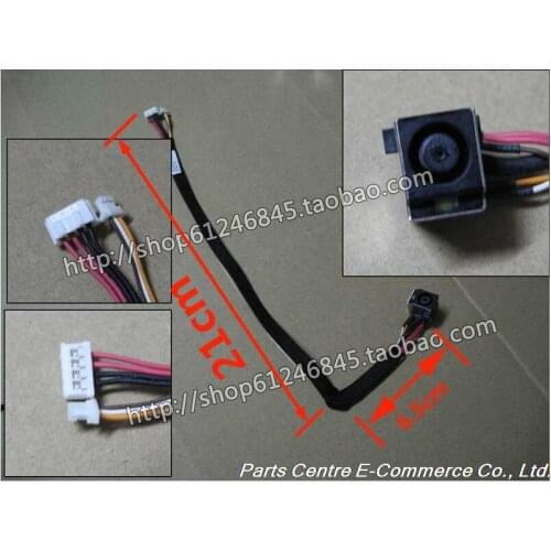 For HP Probook 4510 4510s 4710S DC Power Jack Charging Cable Wire Cord Connector