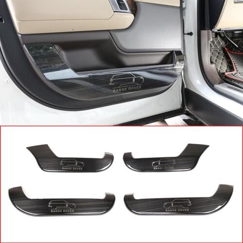 For Land Rover Range Rover Vogue18-20 Stainless Steel Interior Door Protection Panel Cover Trim Car Accessories Extended version
