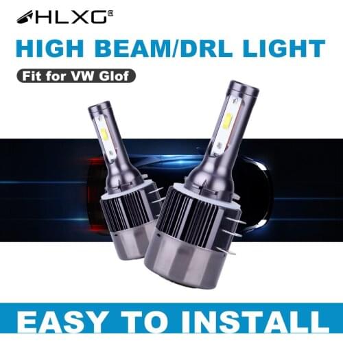 2PCS High Beam H15 Canbus Led 12V 6500K 16000LM Car Headlight For Touran CX-5 GLK260 A6 Q7 Day Time Running Lights Bulb