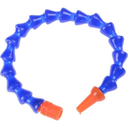 Hot 300mm Universal Lathe Plastic Flexible Adjustable Water Oil Coolant Pipe Hose Round Nozzle 1/4 Spark Plug Tube Condenser