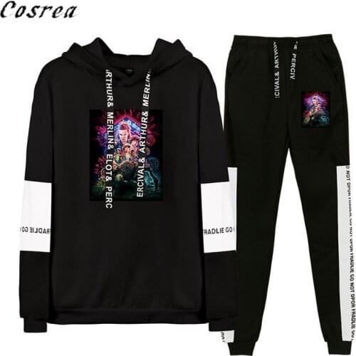 Stranger Things Season 3 Costume Hoodies Sweatpants Sets Stranger Things Cosplay Mens Hoodies Suit Halloween Sportswear Sets