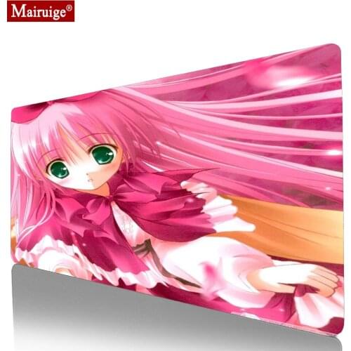 Mouse Pad Shugo Chara Pink Anime Girl Kawaii DIY Custom Keyboard Pad Game Mat Carpet Gaming Mat Large Mousepad XXL for Tablet
