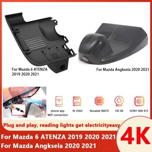 Easy Installation Car DVR Wifi Dash Camera Video Recorder camera For Mazda 6 ATENZA 2019 2020 2021 For Mazda Angksela 2020 2021