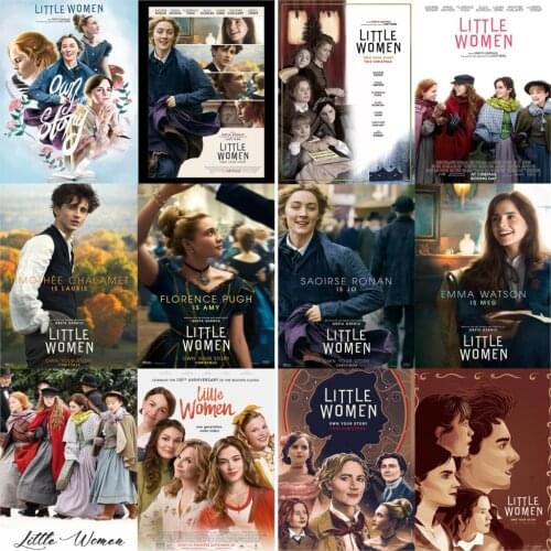Little women posters movie stickers home decoration vivid color glossy paper
