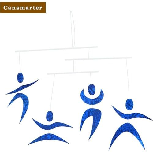Assembled Fourth Visual Mobile Series Montessori DIY Dancer Mobile Newborn Blue Classic Baby Visual Mobile Toy Infants