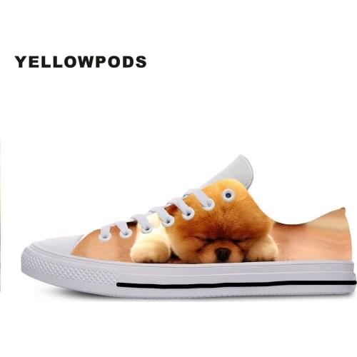 New Canvas Men Casual Shoes Lovely Puppy Hot Fashion For Men/women High Quality 3D Printing Lovely Puppy Off White Shoes Man
