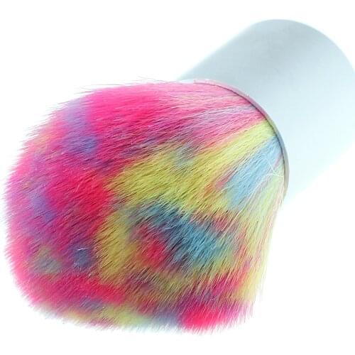 SOFT & COMFORTABLE - High Elasticity And Bushy Nylon Hair Cleaning Sweep Neck Duster Brush,Nail Brush