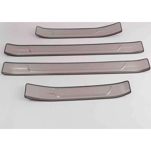 Car-styling Stainless Steel Side Door Scuff Plate Door Sill Trim Fit Car accessories For Toyota corolla levin 2019-2020