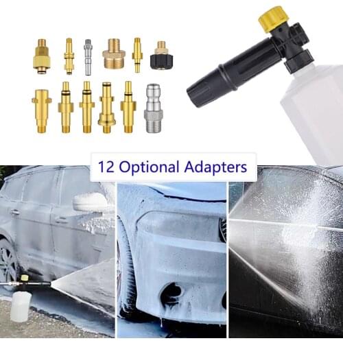 600ml Car Washer Foam Maker Washing Snow Foam Lance Foam Nozzle Foam Generator For Daewoo Hammer Karcher High Pressure Washer