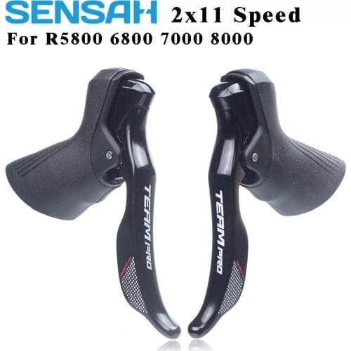 Sensah Sti 2x11 Speed Double Shifters Road Bike Bicycle Lever Brake Derailleur For Shiman R5800 6800 R7000 R8000