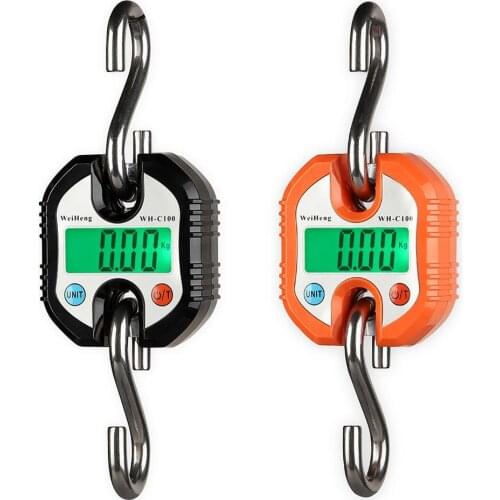 150kg/50g Portable Digital LCD display Hook Hanging Scale Weighing Crane Scale