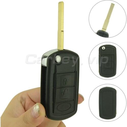 Remotekey flip Remote Key 3 button 433mhz ID46 chip HU101 blade LR3 for Land Rover Discovery 3 Range Rover Sport 2007 2008 2009