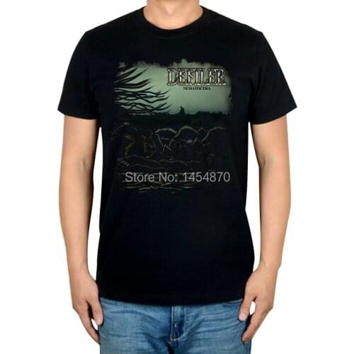 Currents Camiseta Dark t shirt Cotton homme Punk fitness Hardrock heavy Metal black 3d t shirt