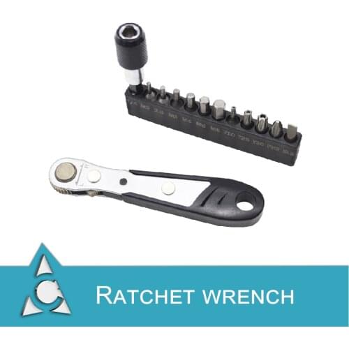 Bike Mini 1/4 Quick Ratchet Socket Wrench Kit Multifunction Bicycle Repair Tool Hexagon Key Set Cycling Tools