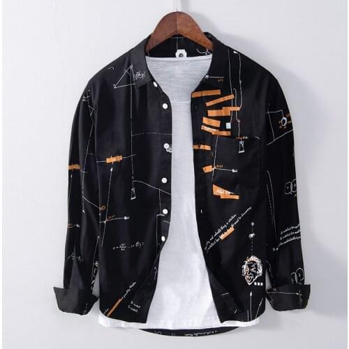 Spring 2021 New Style 100% Pure Cotton Brand Mens Fashion Breathable Casual Shirt M-3XL