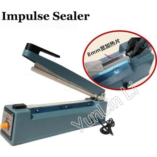 1pc 400W Table Top Impulse Bag Sealer 250mm Sealing Length Sealer Machine Heat Hand Impulse Sealer PFS-300