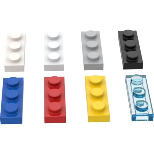 10PCS Building Blocks 3623 1 x 3 High-Tech Bricks Assembles Particles DIY Assembly Parts Education Toys For Children
