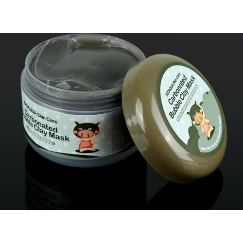 100g Oxygen Bubbles Carbonate Mud Mask Deep Clean Whitening Remove Blackhead Hydrating For Face Skin Care Sleeping Mask TSLM2