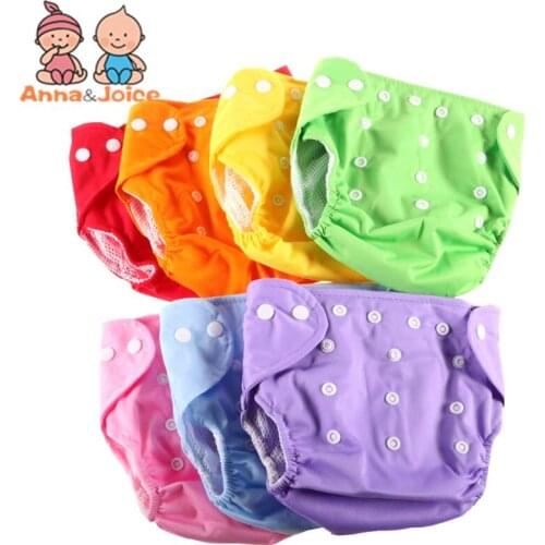 30pcs/Lot Newborn Baby Cloth Wrap Shape Reusable Diapers Infant Baby Adjustable Washable Nappies Kids Training Pants