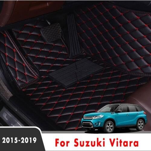 Car Floor Mats For Suzuki Vitara Escudo LY 2019 2018 2017 2016 2015 Auto Interiors Accessories Pad Heel Foot Mat Pedal Carpets